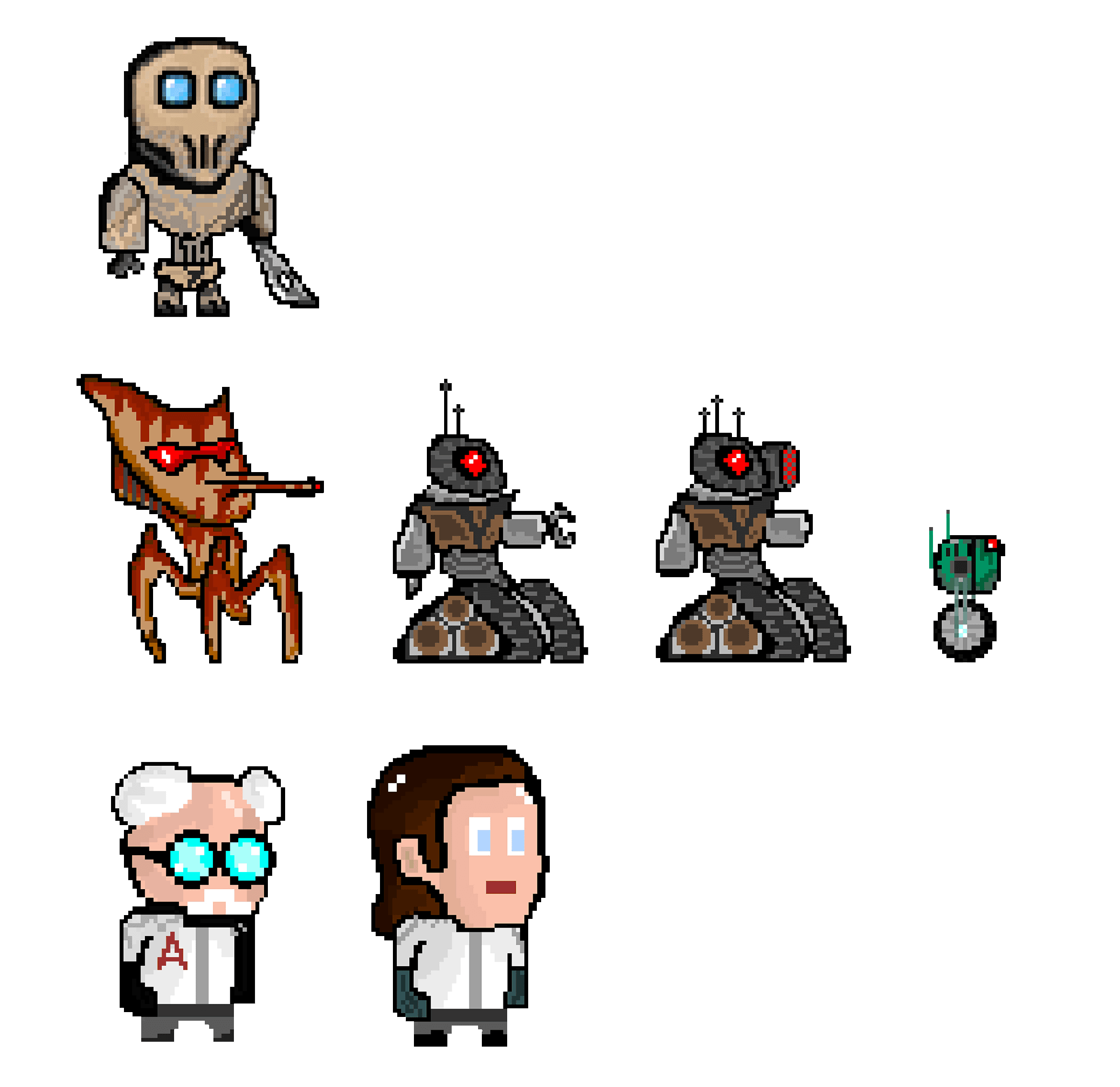 Metalscape — Character Design